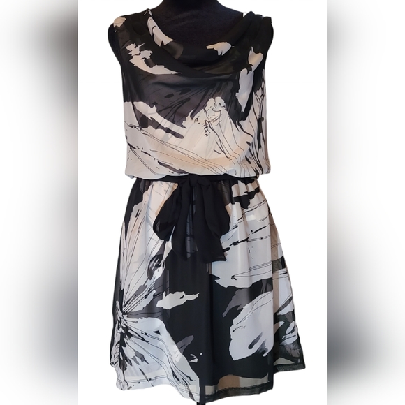 Express Dresses & Skirts - Express size SP  black/white dress